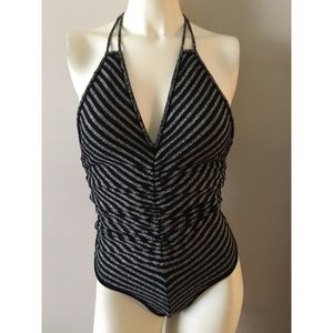 Marciano metallic stripe bodysuit XS/S